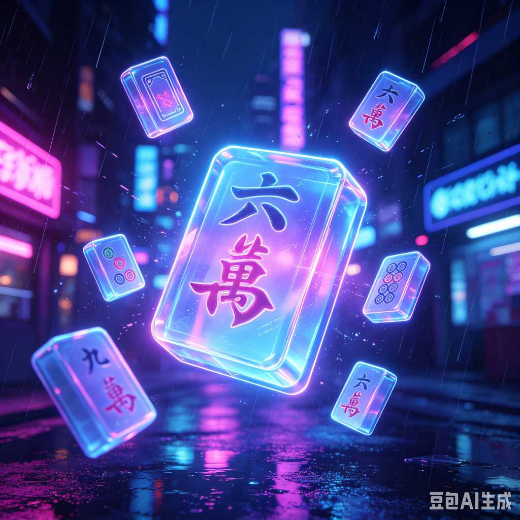 unique color mahjong tiles design