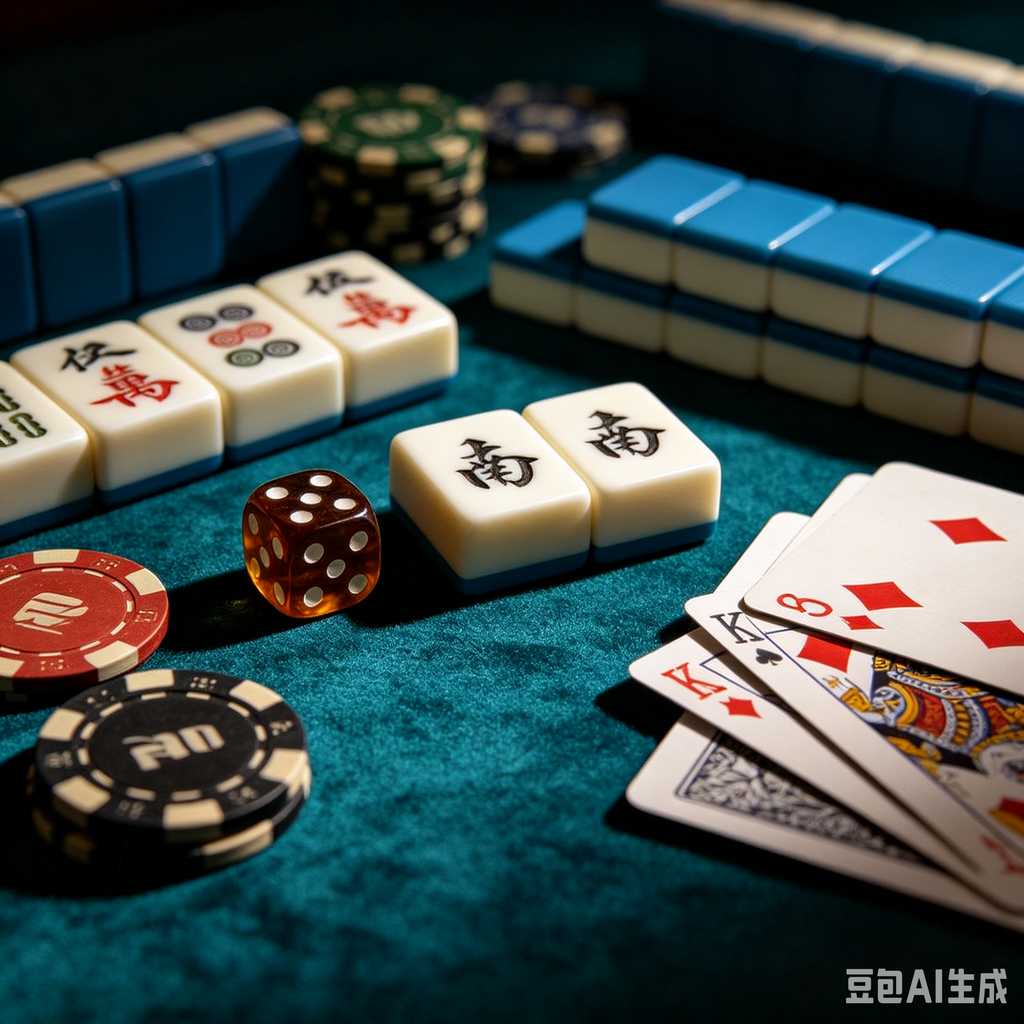glossy mahjong tiles